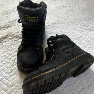 Doc Marten steel toe boots